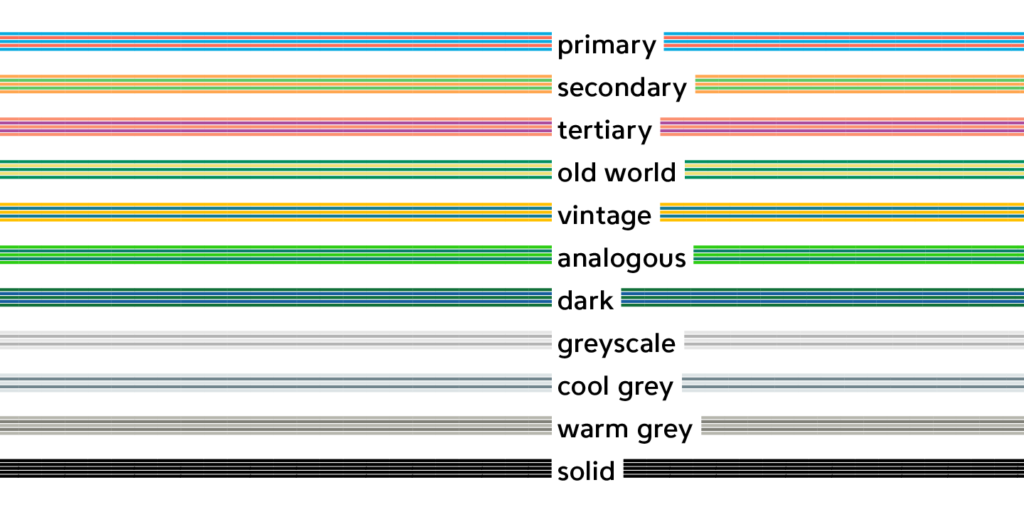 Пример шрифта FormPattern Color Six Solid